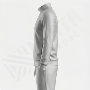 Classic Casual Men Tracksuit Set Breathable 100% Cotton Elastic Waist Solid Durable Design <b>Running</b> Travel Winter <b>Hoodies</b> Gym - Product Image 3