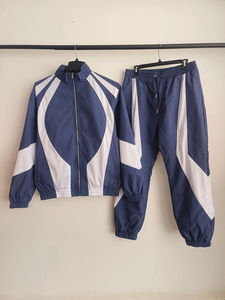 Vente chaude Dernier Patch Personnalisé Travail Nylon Survêtement Coupe-Vent Veste Surdimensionnée et Pantalon de Survêtement Coupe-Vent Survêtements pour Hommes - Product Image 6