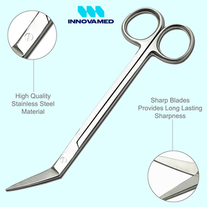 Ciseaux de podologie à long manche en acier inoxydable pour ongles incarnés, cuticules, manucure, pédicure, outil professionnel pour les ongles - Product Image 5