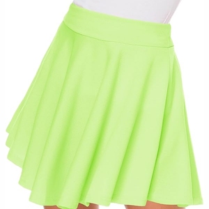 High Waist Women's Mini A-Line Skirt Cute Pleated Student Lady Breathable XS Plain Dyed Digital Print Sporty Mini Pleated A-Line - Product Image 5