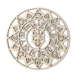 Art mural en nœud celtique, symbole sacré du triquetra, décoration intérieure, métal, bois, toile ou art imprimable - Product Image 5