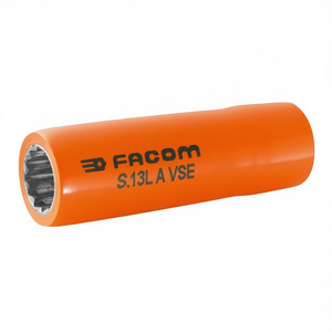 Facom VSE Series 1,000 Volt Insulated Long <b>12</b>-<b>Point</b> 1/2'' <b>Sockets</b> - Product Image 3