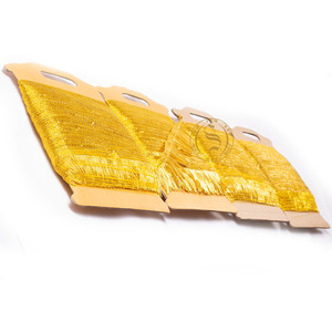Frange de drapeau d'or jaune, frange de drapeau de mode - Product Image 4