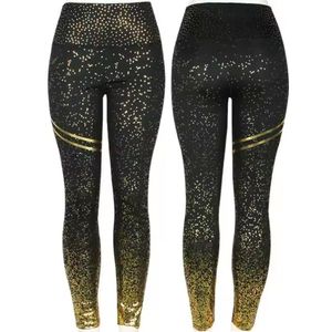 Nouveaux leggings de sport pour femmes, tendance, couleur unie, spandex/polyester, légers, respirants, longueur totale, taille haute - Product Image 4
