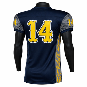 Jersey de Fútbol Americano Sublimado Personalizado, Uniforme de Equipo de Poliéster Transpirable para Jóvenes y Adultos - Product Image 2