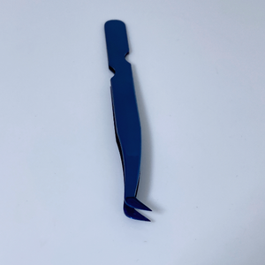 Pinzas de Color azul de plasma Pinzas de pestañas de calidad fina de acero inoxidable Pinzas de pestañas de calidad superior rectas y curvas - Product Image 6