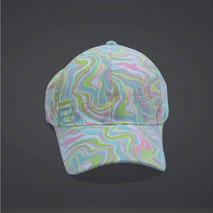 หมวกเบสบอลพิมพ์ลาย6แผงน้ำหนักเบาโลโก้ออกแบบได้ตามต้องการสำหรับกิจกรรมกลางแจ้งของผู้ชายและผู้หญิง - Product Image 2