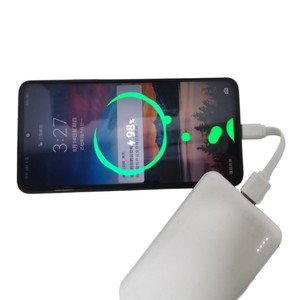 10cm 2A phẳng Mì Loại nhanh USB-C sạc cáp 10cm ngắn ngân hàng điện dây tương thích với tất cả các thương hiệu, trắng/đen - Product Image 3