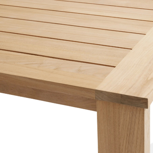 Meubles de table en bois de teck pour salles à manger intérieures de style moderne pour les repas en plein air dans les restaurants en plein air - Product Image 6