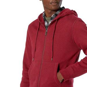 Sudaderas con Capucha y Cremallera para Hombre, 100% Algodón, Felpa Gruesa, Tallas Grandes, Personalizables, Transpirables, Estilo Urbano - Product Image 3