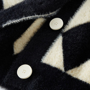 Pull cardigan en gros, prix de gros, cardigan classique à col en V, pull en tricot, pull d'automne et d'hiver pour unisexe, vêtements d'extérieur pour hommes - Product Image 2