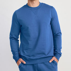 เสื้อสเวตเตอร์คอกลมของผู้ชายสำหรับฤดูหนาวเสื้อสเวตเตอร์มีคุณภาพสูงออกแบบโลโก้ได้ตามต้องการ - Product Image 3