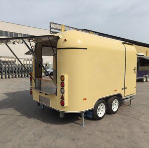 Cuisine mobile sur remorque, restaurant sur roues, camion de nourriture, pizza, vente de glaces, camions de vente de nourriture, mini bubble tea. - Product Image 3
