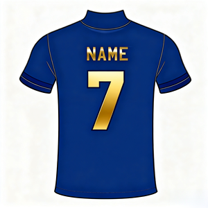 Maillot d'entraînement de football américain personnalisé, rouge, en maille, col en V, manches courtes, respirant, antibactérien, léger - Product Image 1