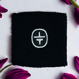 Bracelet de tennis personnalisé en coton polyester tricoté fin élastique Bandeau anti-transpiration léger pour athlète avec logo brodé Style sport - Product Image 4