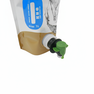OEM 1L Food Grade Wine <b>Pouch</b> with Valve Dispenser for Vodka Beer & Alcoholic Beverages Aseptic Filling Packaging - Product Image 4