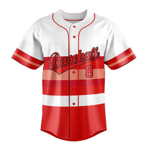 Uniforme de Béisbol para Hombre con Botones Completos OEM, Ropa Deportiva, Pantalones de Softbol Transpirables, Uniforme de Béisbol Sublimado - Product Image 3
