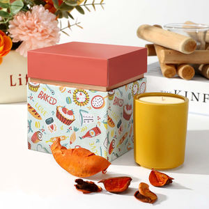 Wholesale Luxury Candle Jars <b>with</b> <b>Lid</b> Premium Paper <b>Boxes</b> for Premium Packaging Elegant Candle Box Design - Product Image 2