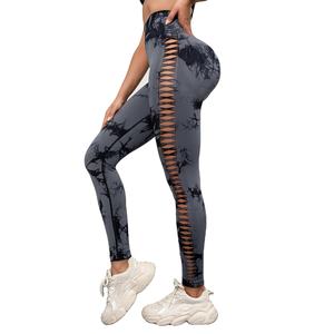 Women's Fully Sublimated Logo Printed Elastic Waist <b>Yoga</b> Leggings New Design Solid Style <b>Pants</b> Wholesale for sale - Product Image 1