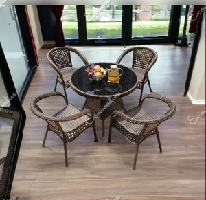 2024 <b>High</b> Quality Modern Metal Stackable Comfortable Dining <b>Chair</b> Set of 5 - Product Image 1