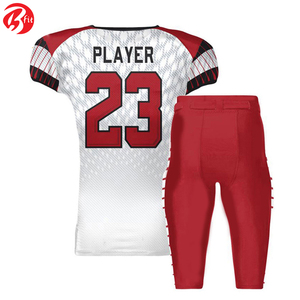 Camisetas deportivas de fútbol americano para adultos, ropa de equipo personalizada, camiseta de fútbol americano con pantalones cortos acolchados - Product Image 5