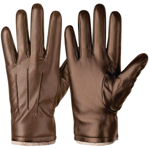 Guantes de invierno de piel de oveja para hombre - Product Image 2