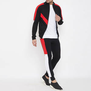 Survêtement en coton à séchage rapide pour hommes disponible dans la meilleure conception et la couleur personnalisées avec fermeture éclair - Product Image 4