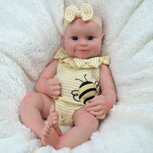 バサイド工場卸売フルシリコンリアルリアルな生まれ変わった人形シリコン生まれ変わった赤ちゃん - Product Image 5