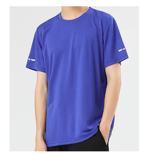 Maglietta da uomo all'ingrosso in cotone 100% oversize Anti-sudore estivo Activewear con Logo personalizzato leggero e confortevole - Product Image 5
