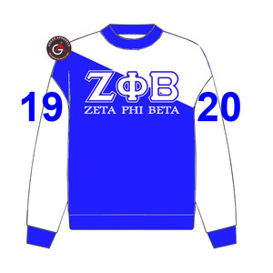Sudadera con capucha de parafernalia bordada de hermandad de mujeres Zeta Phi Beta griega personalizada - Product Image 6