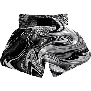 Diseño personalizado Muay Thai Shorts de alto grado MMA Gym Boxing Shorts para hombres Kick Boxing Fighter Muay Thai Shorts - Product Image 3