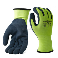 Guantes de Trabajo con Certificación EN388, Guantes de Seguridad con Palma Recubierta de Látex Texturizado, Tejidos en Nailon y Poliéster