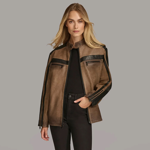 Veste de motard en cuir pour homme sur mesure, style zippé, PU de haute qualité, vêtements de mode pour moto, OEM ODM, fournisseur d'étiquettes privées - Product Image 5