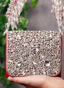 <b>Crystal</b> Handbag Shoulder <b>Bag</b> Floral Wedding Parties-Available Purse Box Envelope Styles - Product Image 2