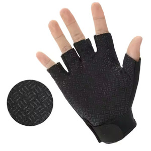 Custom Designed Breathable Half-<b>Finger</b> Cycling Gloves for Men & Women Anti-Slip Pad Motorcycle & Road <b>Bike</b> Gloves - Product Image 2