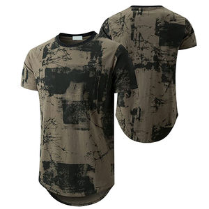 เสื้อยืดผู้ชายผ้าโพลีเอสเตอร์ซับลิเมชันทรงพลัสไซส์ - Product Image 5