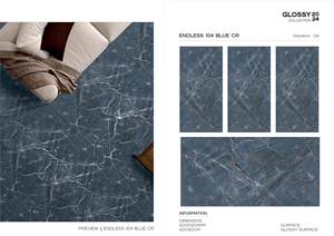 Carreaux de pierre frittée 600x1200 modernes sans fin en porcelaine blanche pour chambre à coucher, salle de bain, villas, commande personnalisable - Product Image 5