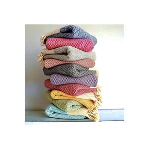 Luxury Diamond <b>Stripe</b> Style Peshtemal Bath <b>Towel</b> Soft and Absorbent for Comfortable Bath Time Experience - Product Image 1