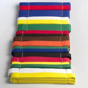 Cinturones brasileños Jiu Jitsu Bjj 215cm 315cm Adulto A0 A1 A2 A3 A4 Negro Marrón Púrpura Azul Blanco Bordado gratis Nombre - Product Image 5