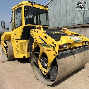 Used BOMAG BW203 Road <b>Roller</b> 13Ton Working Weight Double Drum Vibratory Compactor Original German <b>Large</b> Construction Compactor - Product Image 3