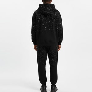 Survêtement Tie Dye Personnalisé en Gros OEM avec Strass 100% Coton - Product Image 2