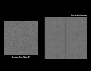 Azulejos de cerámica de porcelana rústica natural antideslizante Ideal para estacionamiento exterior cuadrado 400x400mm patio de recreo al aire libre garaje - Product Image 5