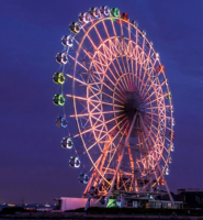 Sistema de Iluminación LED Inteligente DMX512 IP65 con Malla de Puntos y Color Cambiable para Iluminación y Decoración de Parques Temáticos