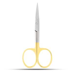 Ciseaux à cuticules très demandés, 3,5 pouces, couleur or, acier inoxydable allemand, pour retirer les cuticules - Product Image 3