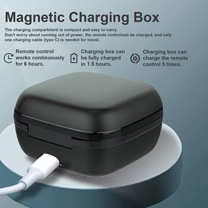 Control remoto universal con Bluetooth, diseño de anillo, control por gestos para teléfonos inteligentes, uso universal, negro y blanco - Product Image 6