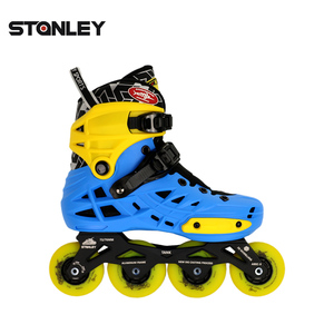 Pattini in Linea STANLEY Mini Tank Slalom per Giovani/Junior, Cuscinetti ABEC-9, Durezza Ruote 85A, Rotelle in Alluminio Regolabili - Product Image 3