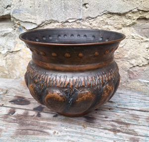 Grand pot en aluminium, finition polie, design traditionnel de ferme, décoration de jardin à domicile, vase, pot de fleurs, fabricant en gros - Product Image 1