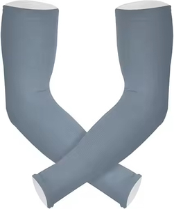 Unisex Custom Logo 100% Silk <b>Compression</b> <b>Arm</b> <b>Sleeves</b> Eco-Friendly & UV Protected Professional Baseball Games Breathable Sets - Product Image 6