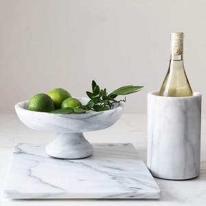 Hot Selling <b>Large</b> Marble <b>Serving</b> <b>Bowl</b> with Handcrafted Finishing and Versatile Functionality for Salads and Appetizers - Product Image 6