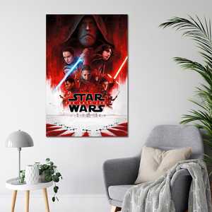 Affiche principale de Star Wars Episode 8, collection élégante de plaques décoratives - Product Image 2